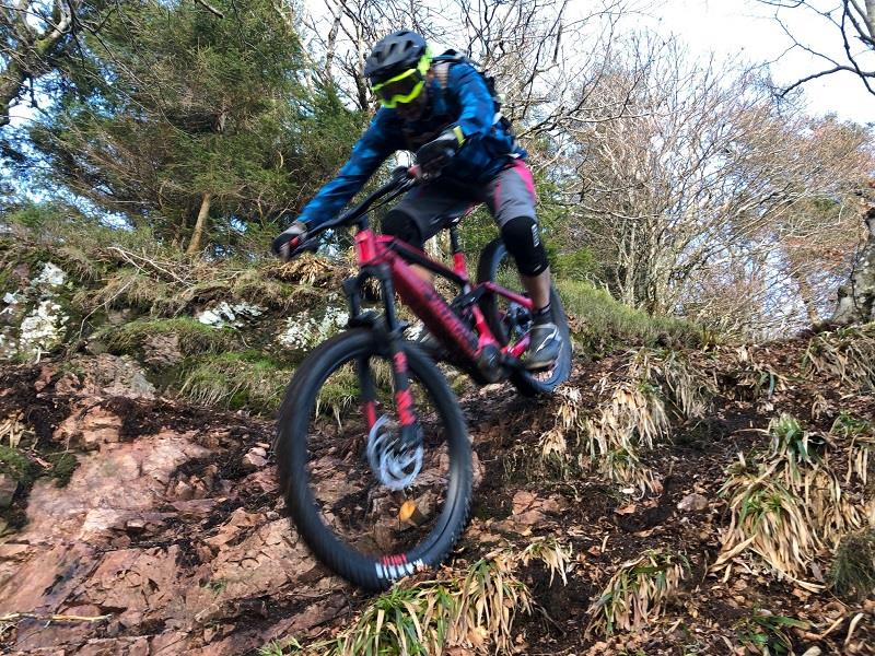 Piste de VTT enduro La Houe Bussang Grand Est