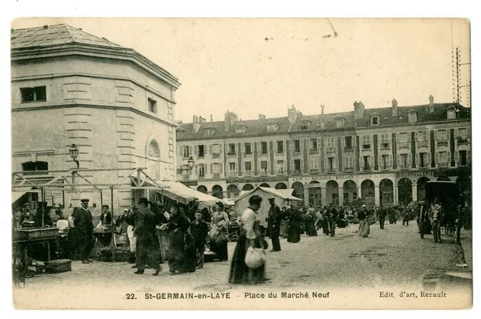 Voyages en cartes Place du Marché neuf Saint-Germain-en-Laye