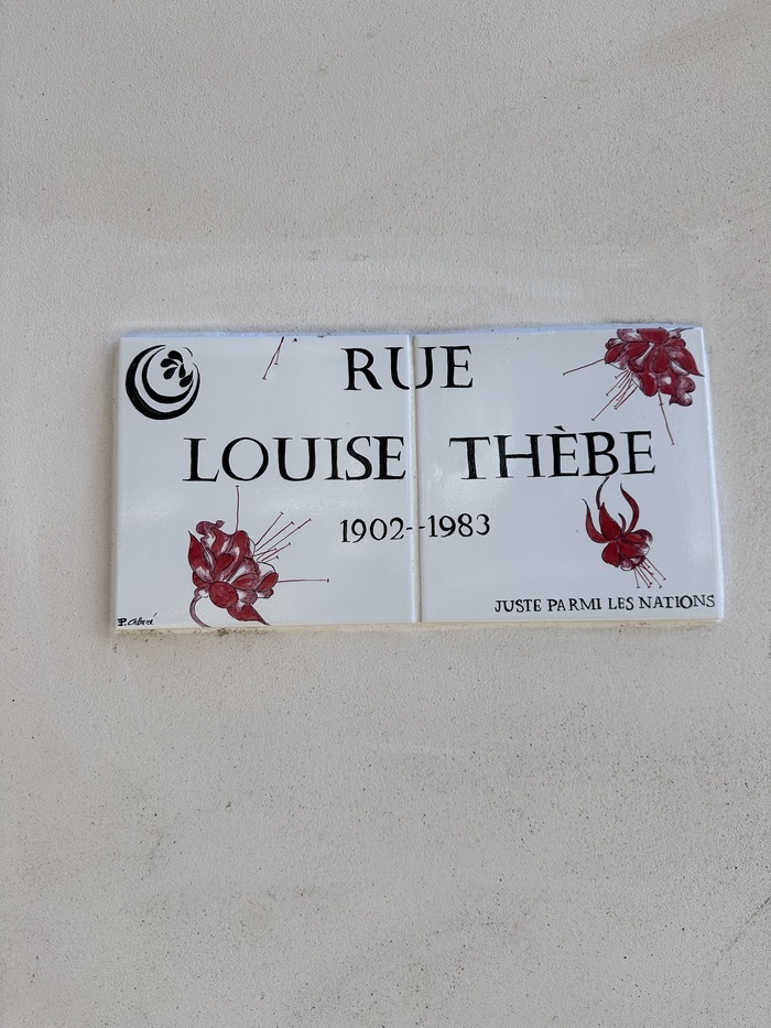 Inauguration de la plaque de rue Louise Thèbe Place Henri Dulion Martres-Tolosane