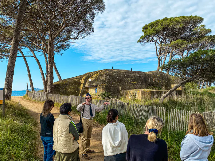 Visite guidée "Les fortifications allemandes sur la côte française durant la 2nde guerre mondiale" Plage de Miramar La Londe-les-Maures