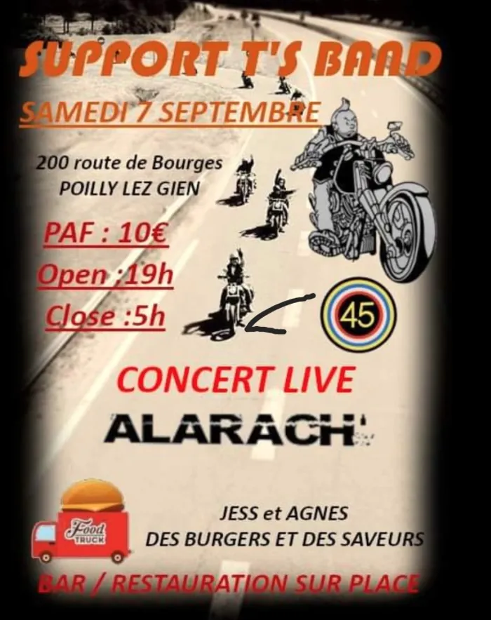 Concert ALARACH à Poilly-Lez-Gien