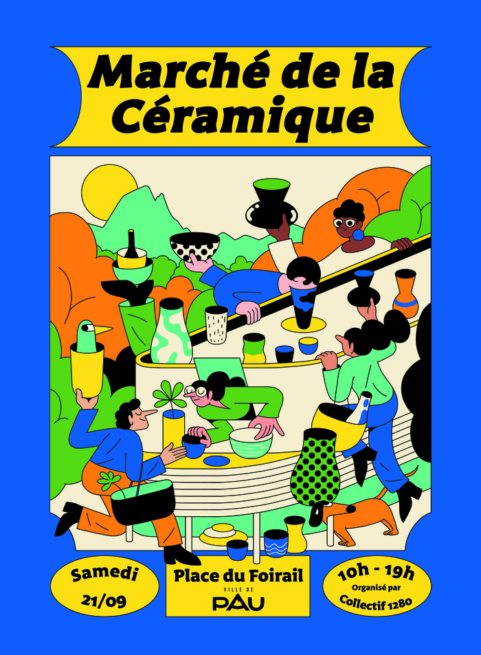 Marché de la céramique Pôle culturel Pau