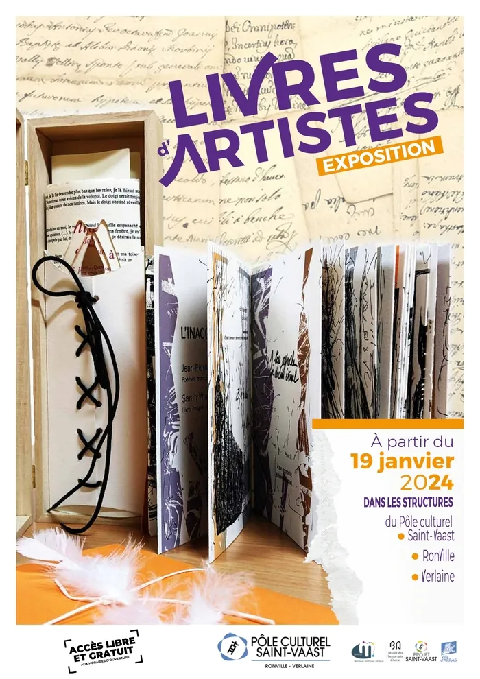 Livres d'artistes POLE CULTUREL SAINT-VAAST Arras