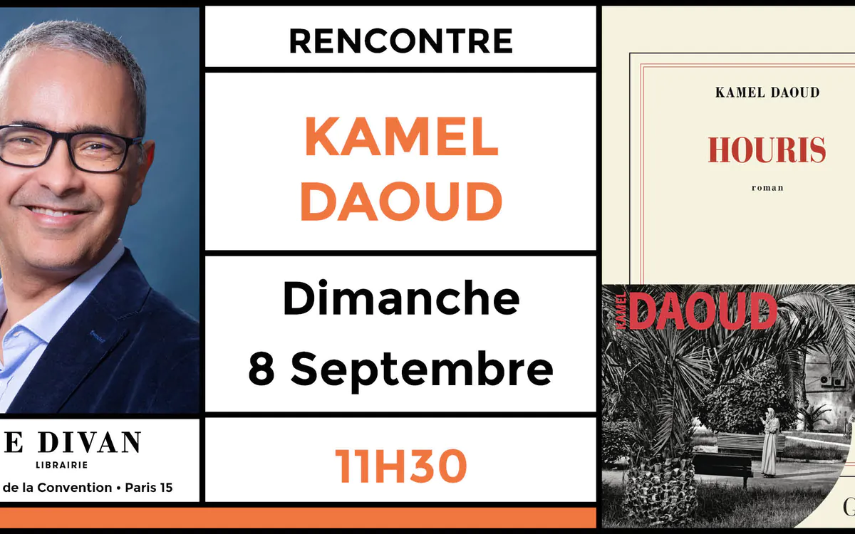 Rendez-vous Littérature avec Kamel Daoud au Divan Librairie Le Divan Paris