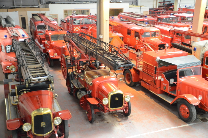 150 camions de pompiers ! Réserve du Musée des sapeurs-pompiers Vaulx-en-Velin