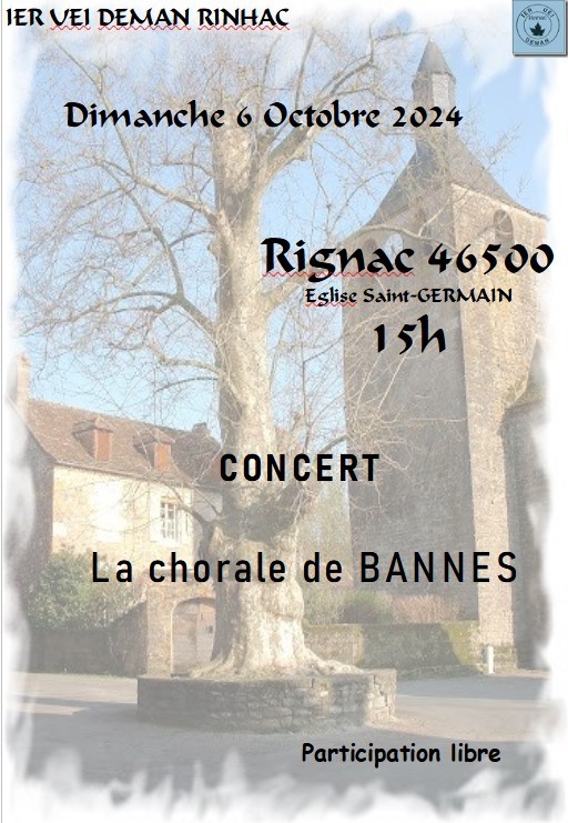 Chorale de bannes en concert