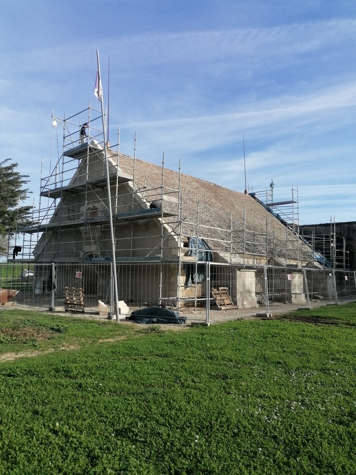 Visite du chantier de la poudrière Saint-Martin-de-Ré Saint-Martin-de-Ré