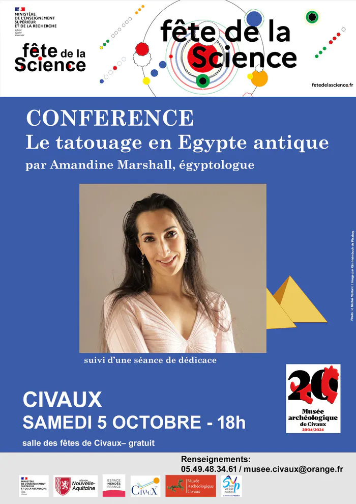 Le tatouage en Egypte antique Salle des fêtes de Civaux Civaux