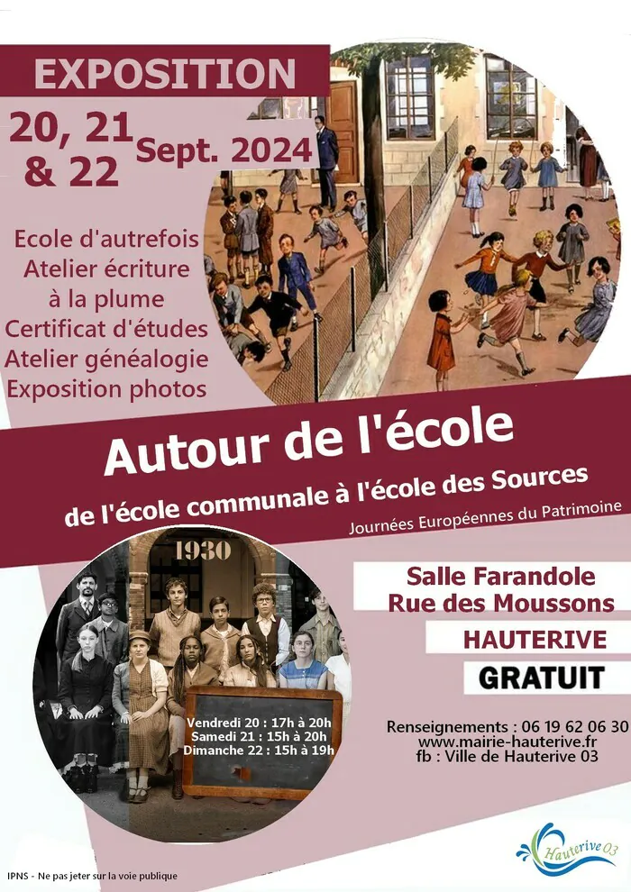 Autour de l'école Salle Farandole Hauterive