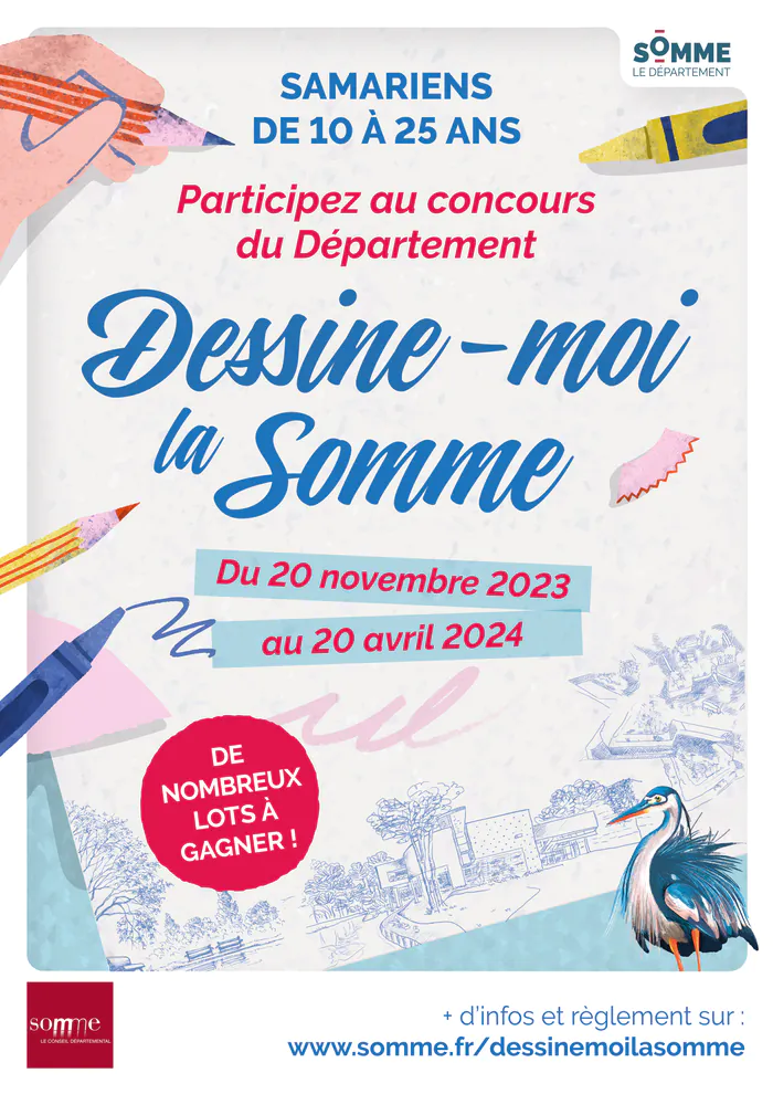 Exposition du concours "Dessine-moi... la Somme" Site Simone Veil - ex-IUFM Amiens