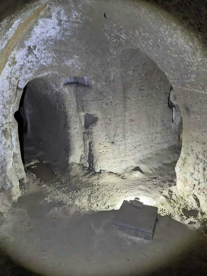 Découverte du souterrain médiéval de la Bauthe Haute Souterrain de la Bauthe Haute Teyssode