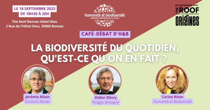 Café-débat  "La Biodiversité du quotidien