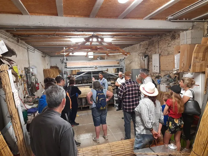 Visite de l'atelier et démonstration de fabrication du roseau de Camargue (Sagne) Trésor de Camargue Aimargues Aimargues