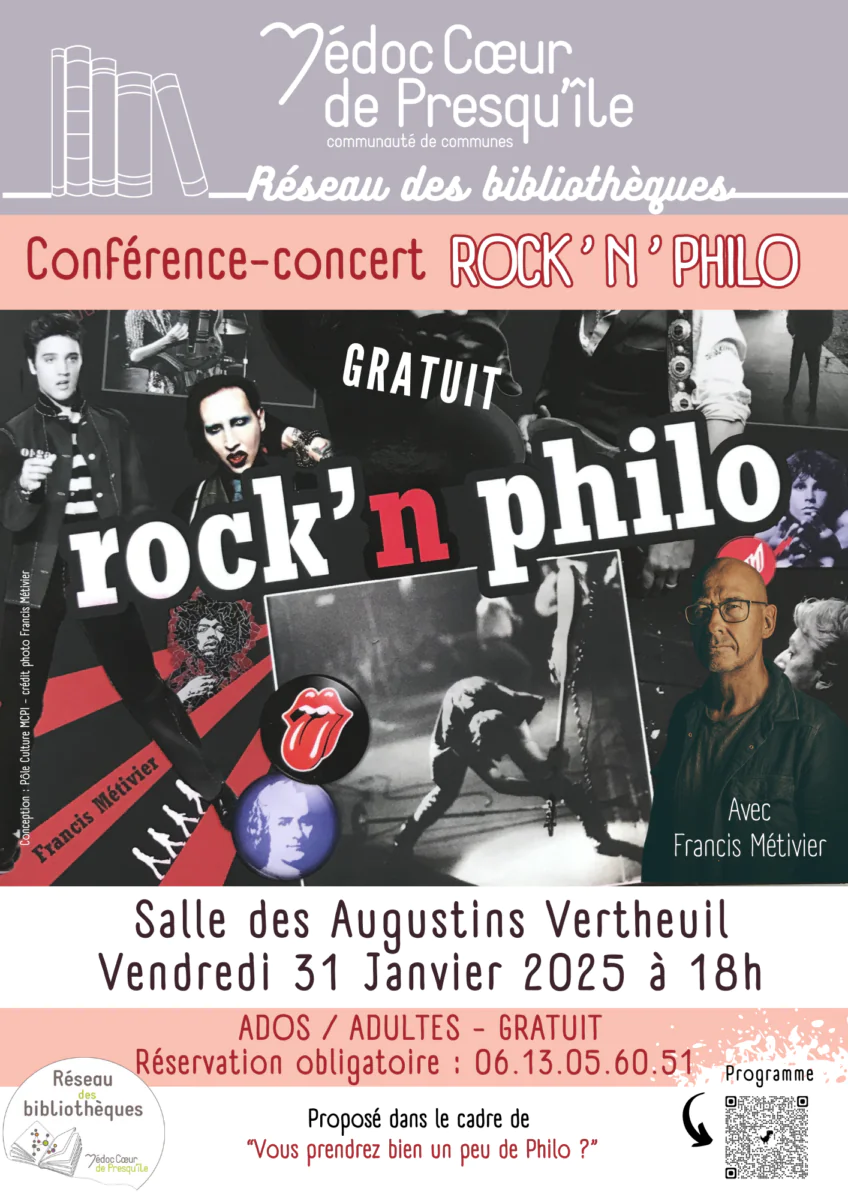 Rock'n Philo "La liberté" Conférence-concert