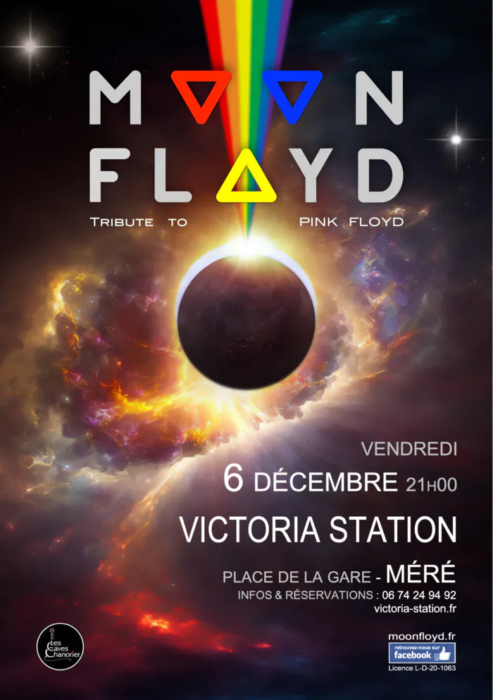 Concert MOON FLOYD (Trio) à MÉRÉ Victoria Station Chef-du-Pont