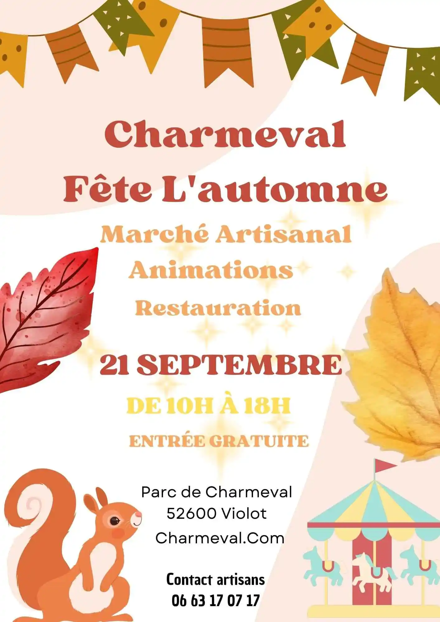 CHARMEVAL FÊTE L'AUTOMNE