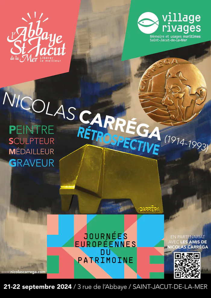 Rétrospective Nicolas Carréga Abbaye de Saint-Jacut-de-la-Mer Saint-Jacut-de-la-Mer