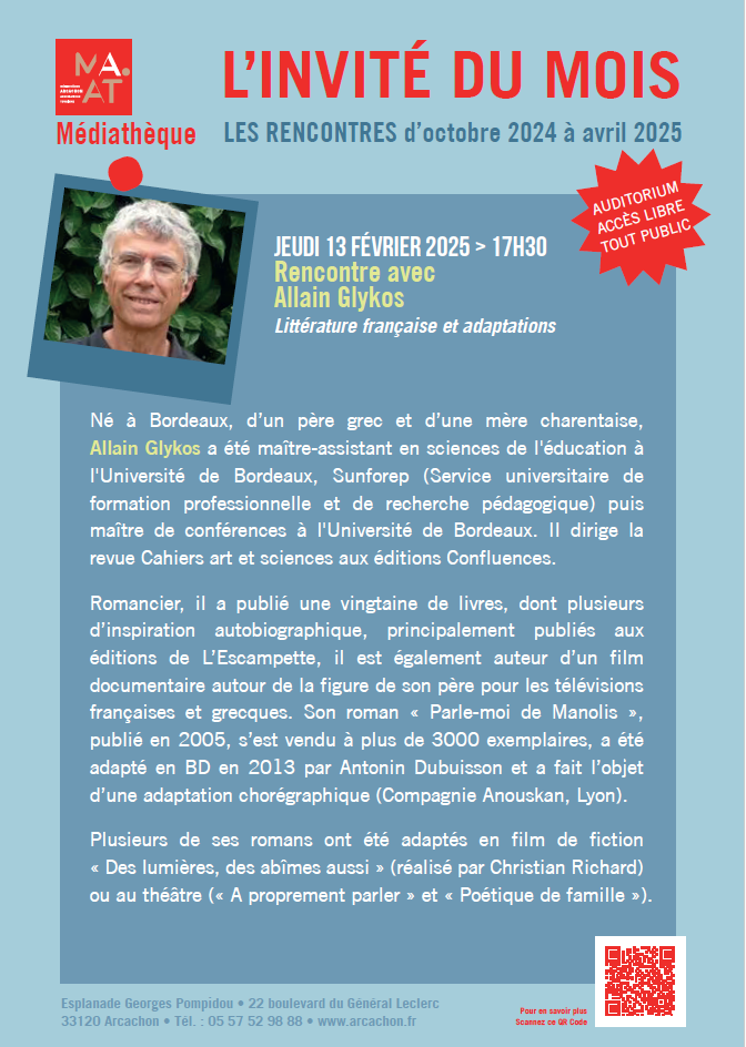 L'invité du mois  Allain Glykos