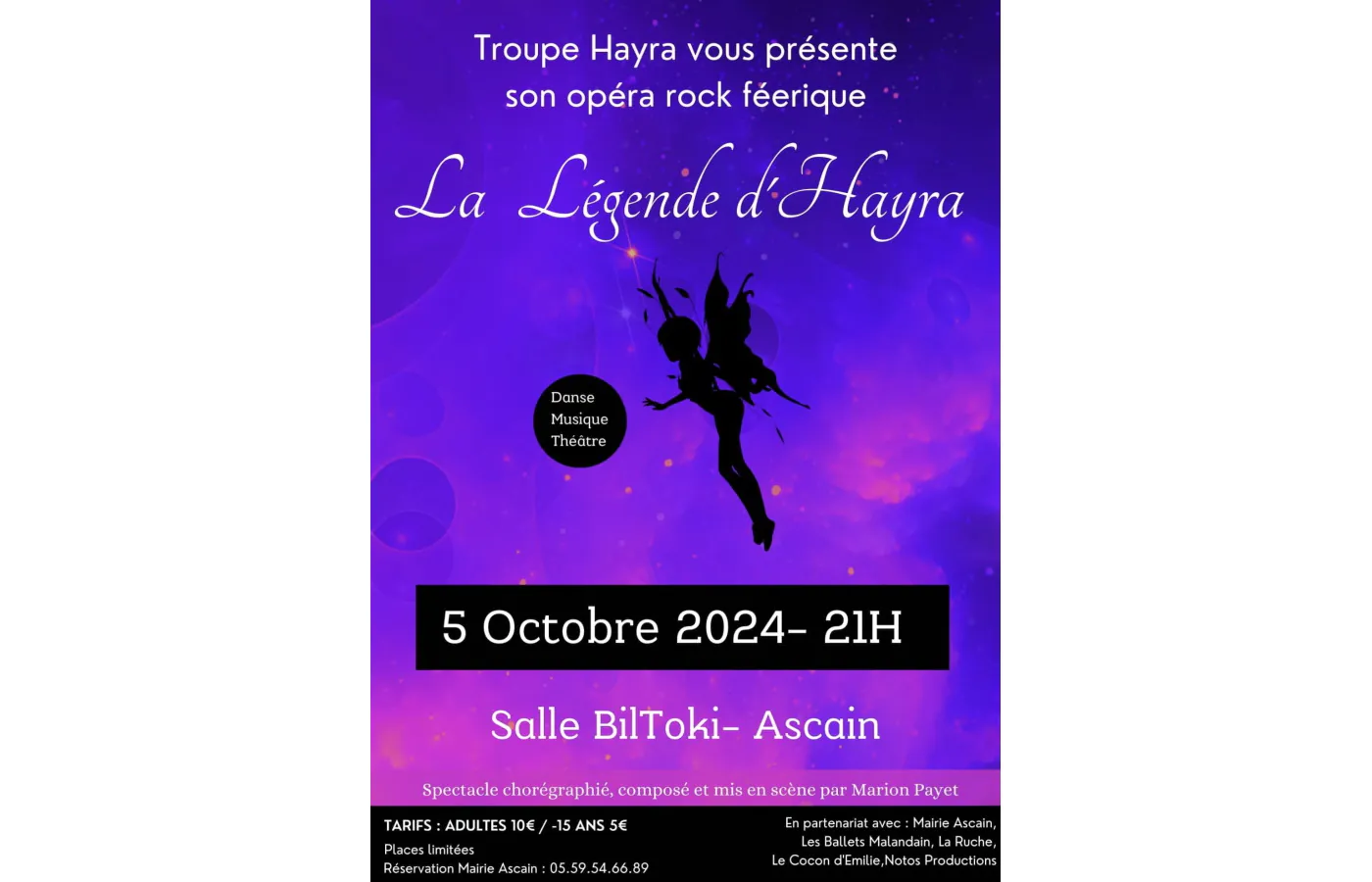 Spectacle "la légende d'Hayra"