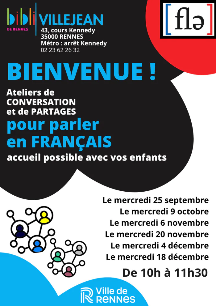 ATELIERS DE CONVERSATION Bibliothèque Villejean Rennes