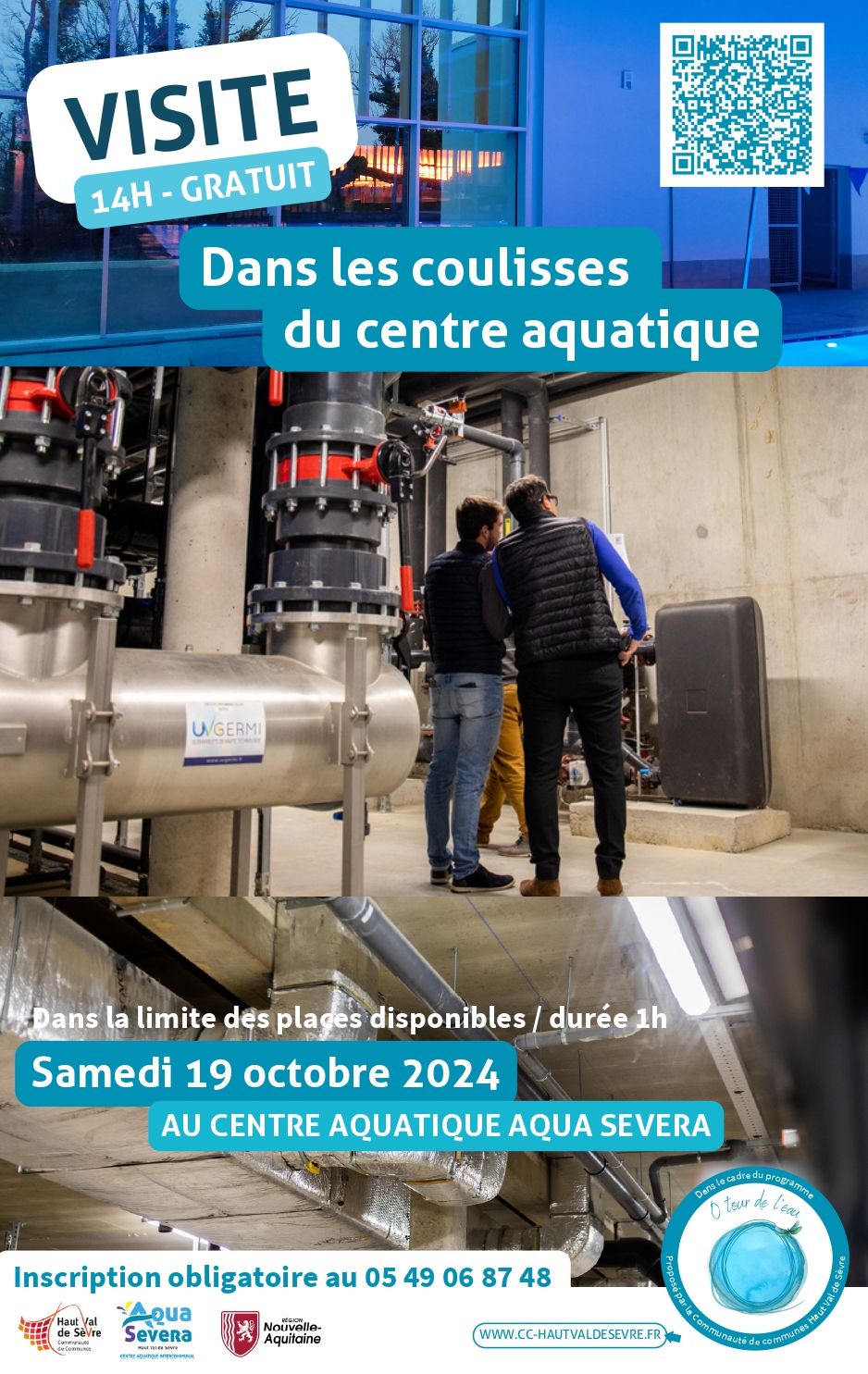 Ô tour de l'eau Dans les coulisses du Centre Aquatique