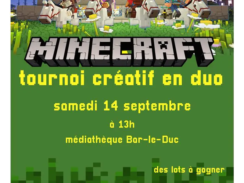 MINECRAFT TOURNOI CRÉATIF EN DUO