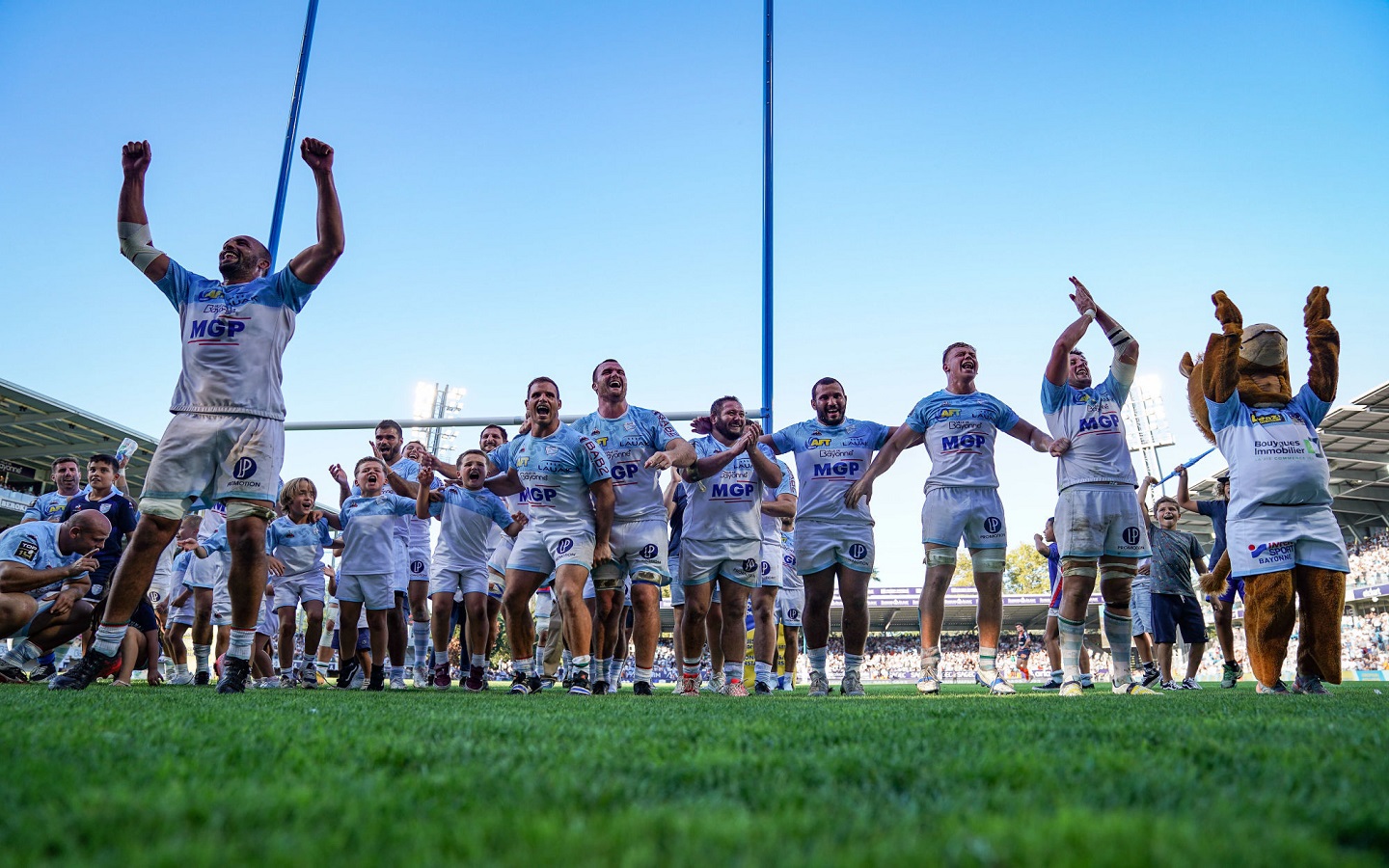 Rugby top 14 Aviron Bayonnais rugby pro USA Perpignan