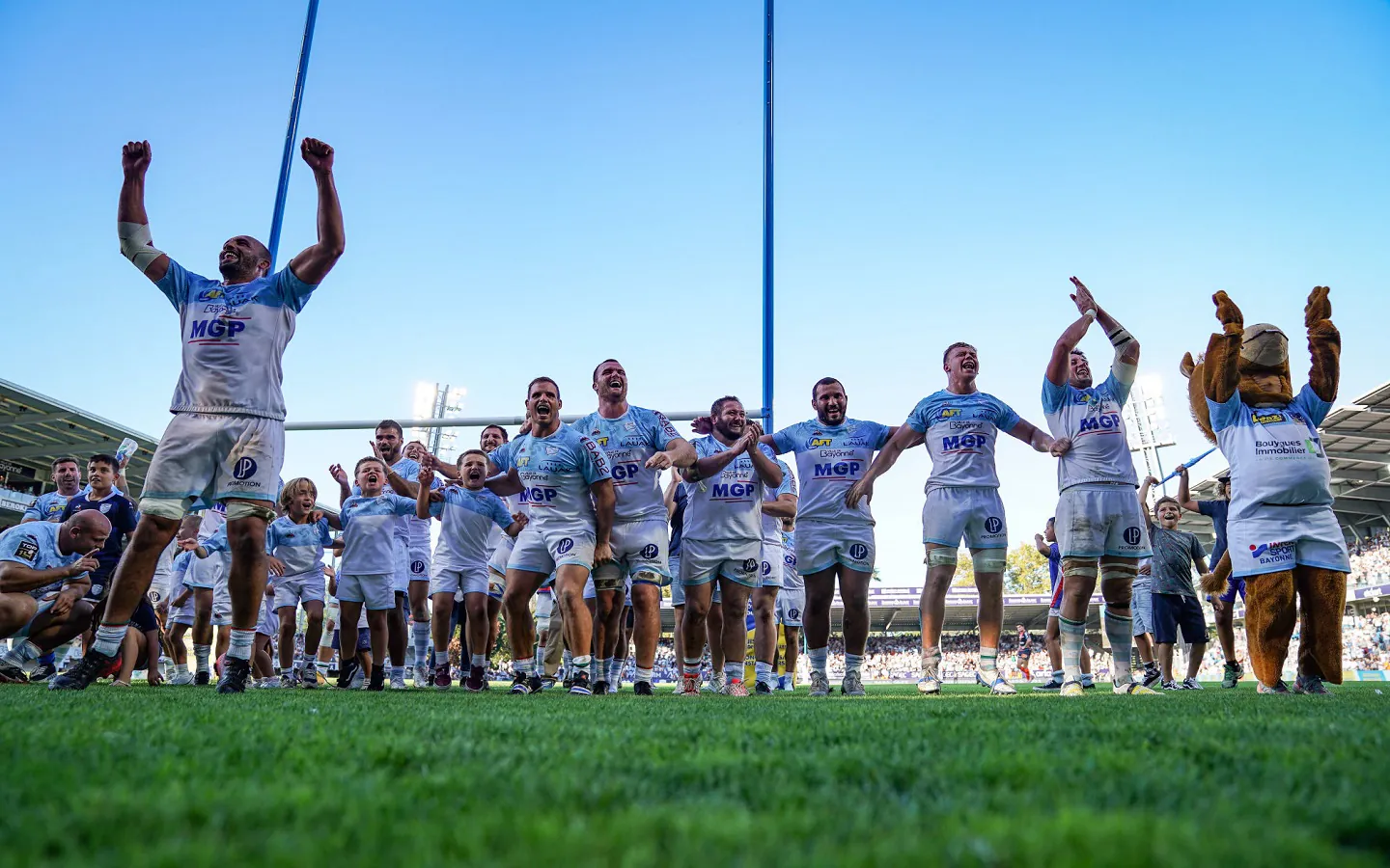 Rugby top 14 Aviron Bayonnais rugby pro Montpellier HR