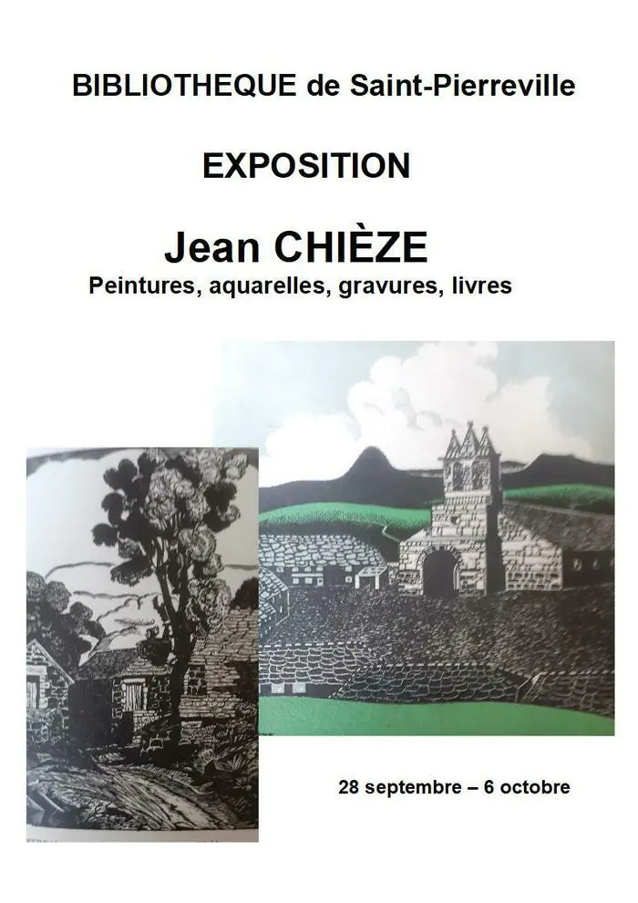 exposition Jean Chièze peintre