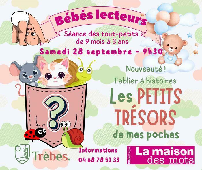 Bébés lecteurs Bibliothèque municipale  11800 TREBES Trèbes