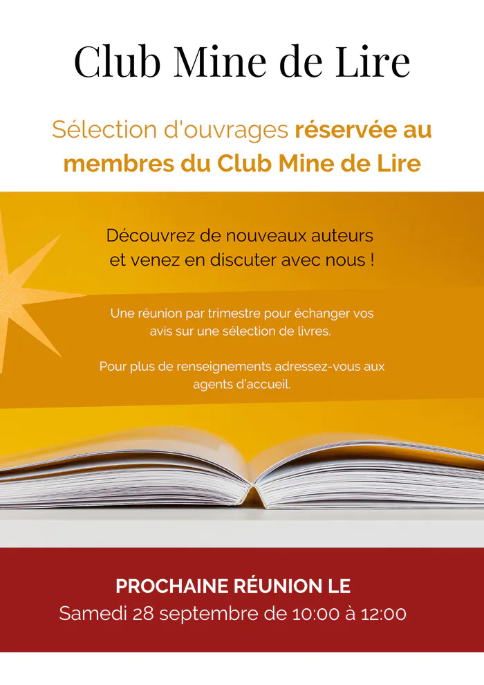 Club Mine de Lire Bibliothèque municipale du Pradet Le Pradet