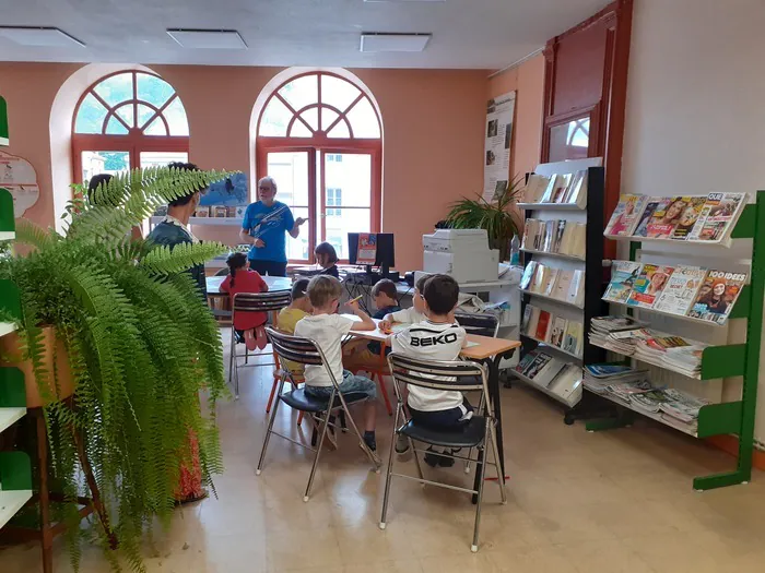 lecture de contes bibliothèque Saint bonnet le château Audierne