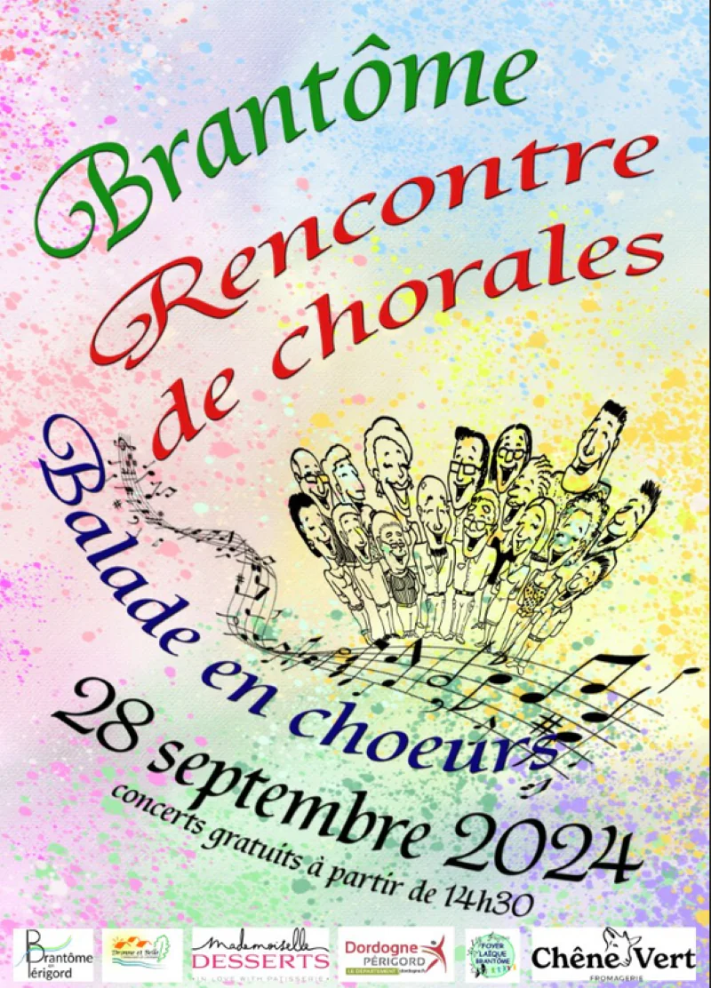 Brantôme Rencontre de chorales