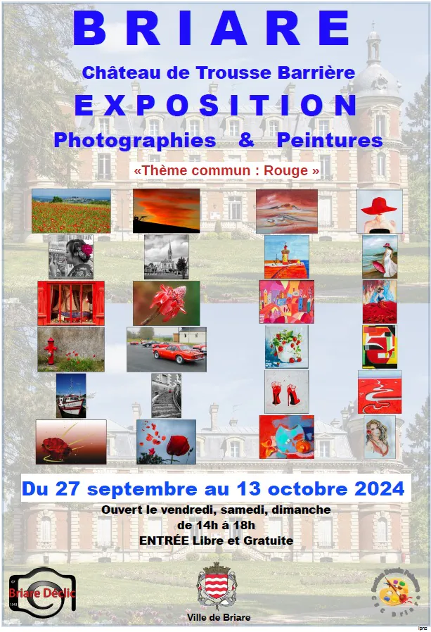 Exposition de Peinture et de Photos par Briare Déclic et le CSC Dessin/Peinture