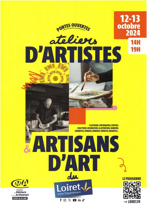 Portes ouvertes des ateliers d’artistes et artisans d’art du Loiret  Philippe JOL