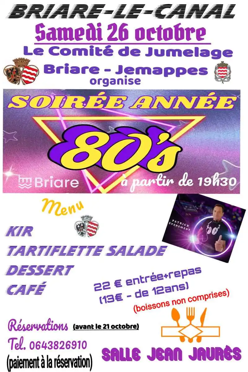 Soirée Années 80