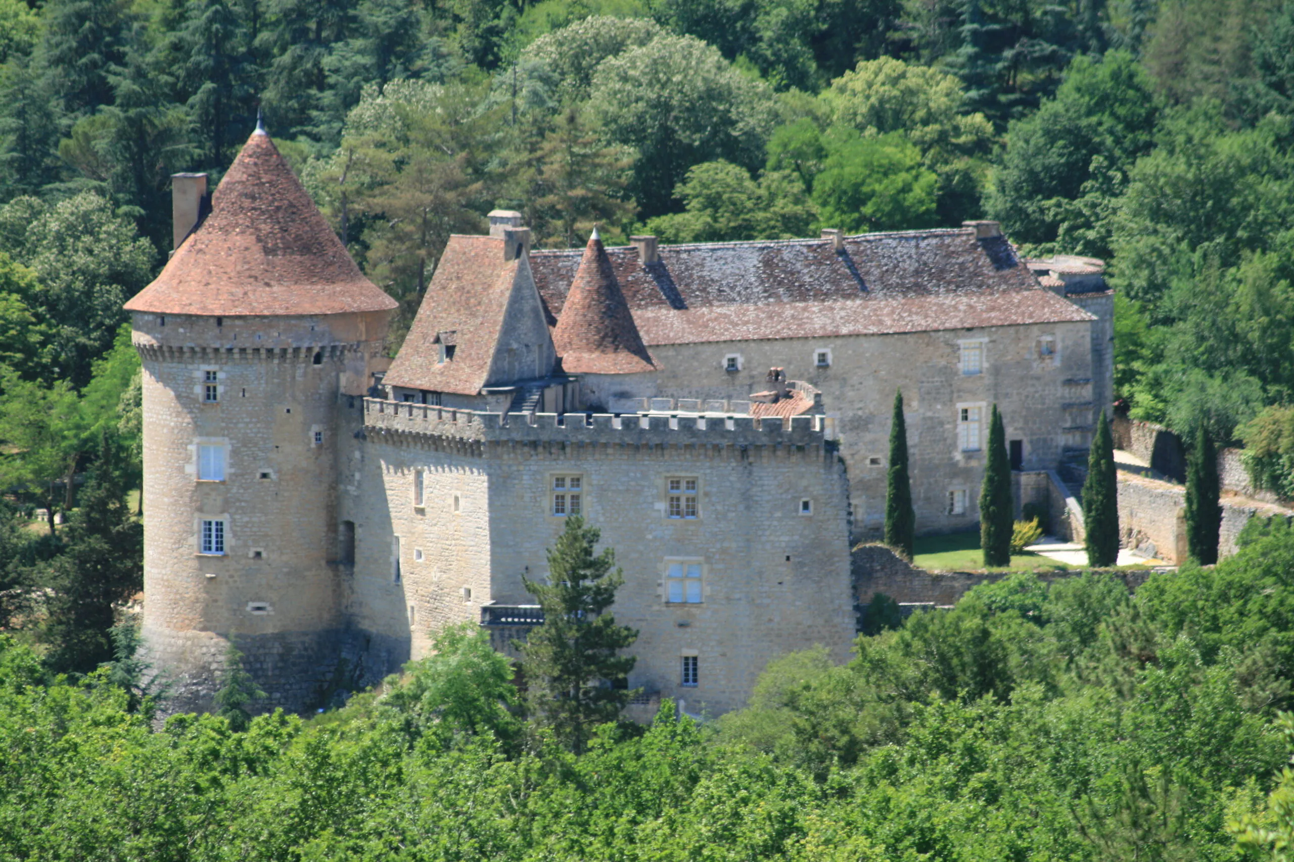 Journées Européennes du Patrimoine visite guidée du château de Cabrerets