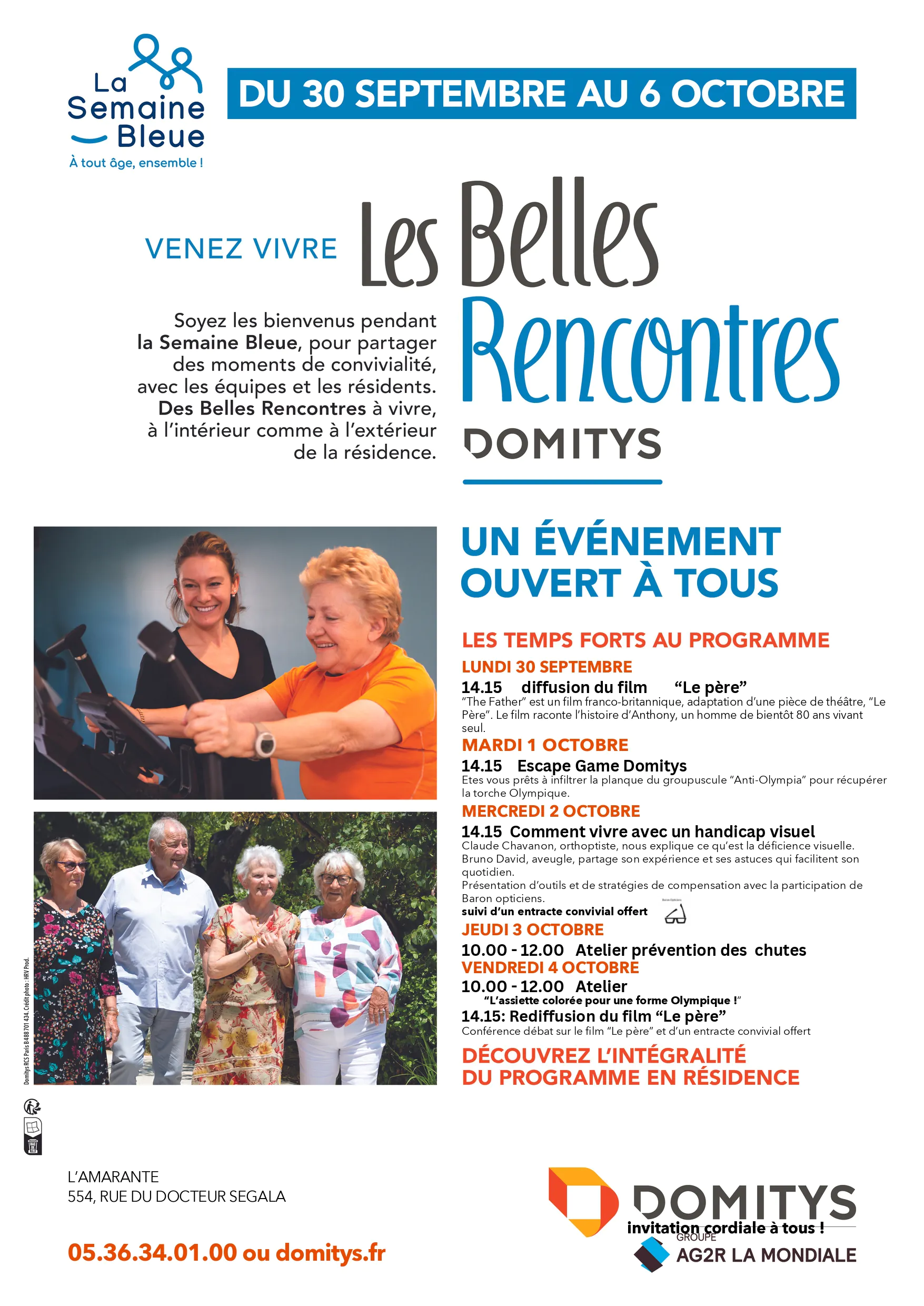 Les Belles Rencontres dans le cadre de la semaine bleue