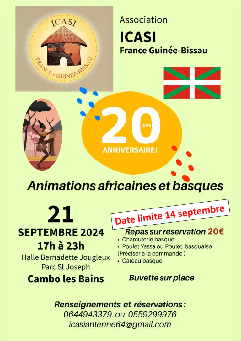 20 ans de l'Association Icasi Animations africaines et basques