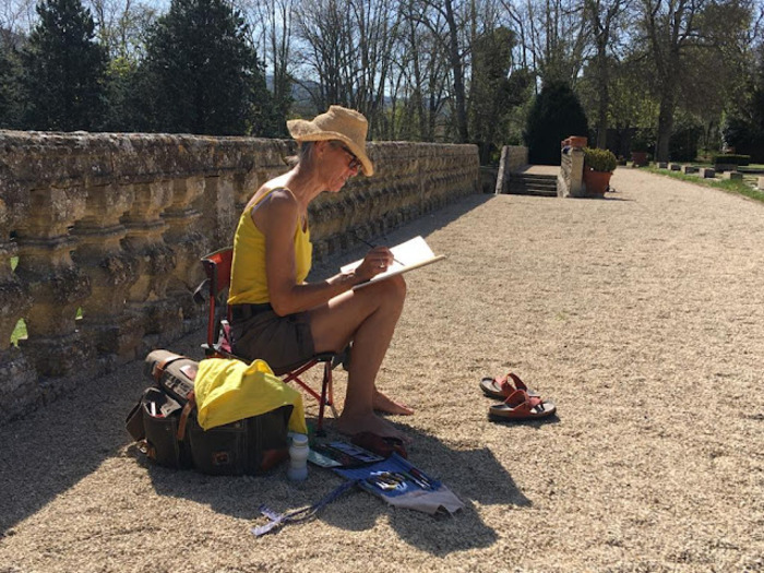 Atelier croquis pour enfants de 5 à 15 ans Château d'Arnajon Le Puy-Sainte-Réparade