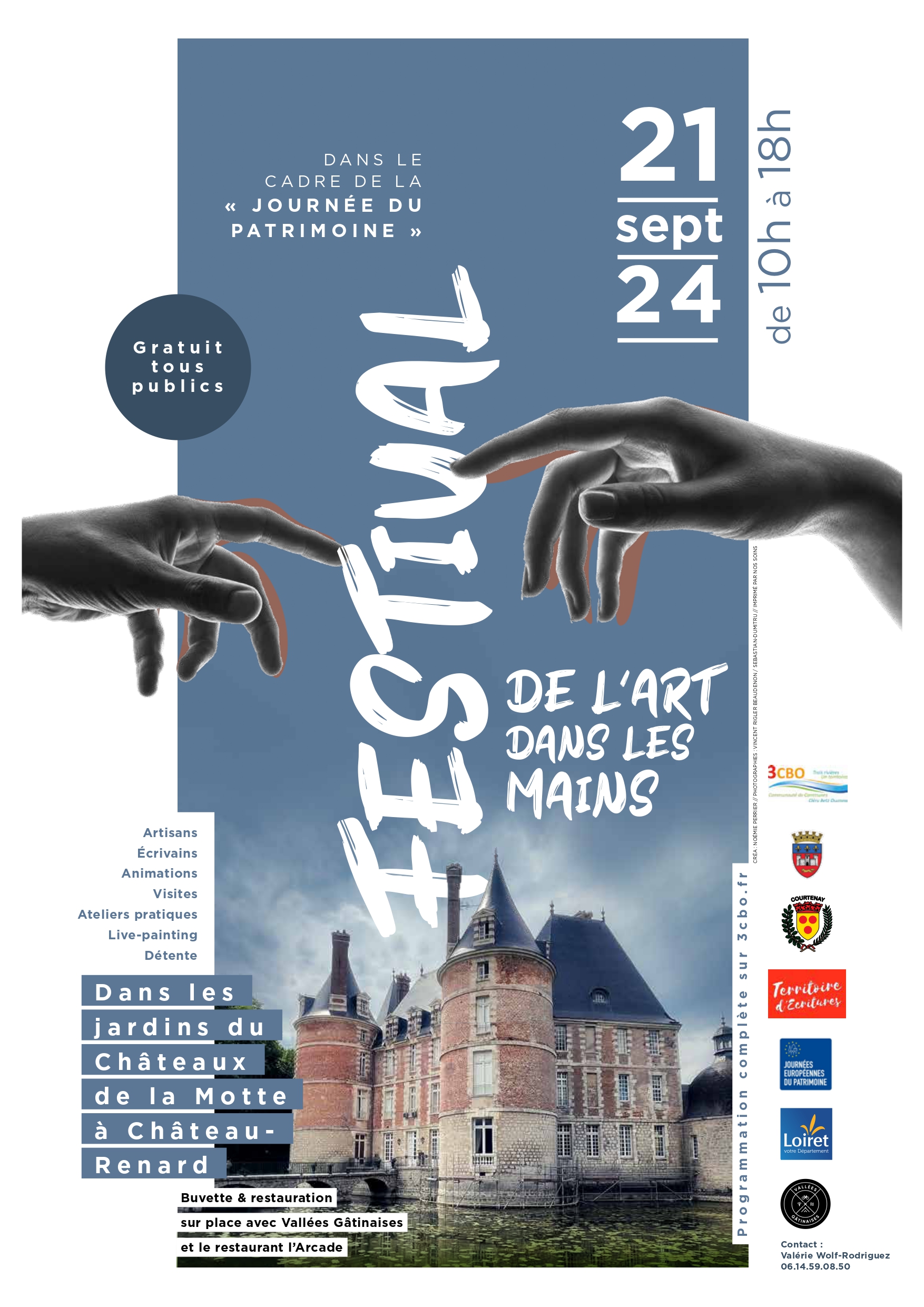 Festival de l'art dans les mains