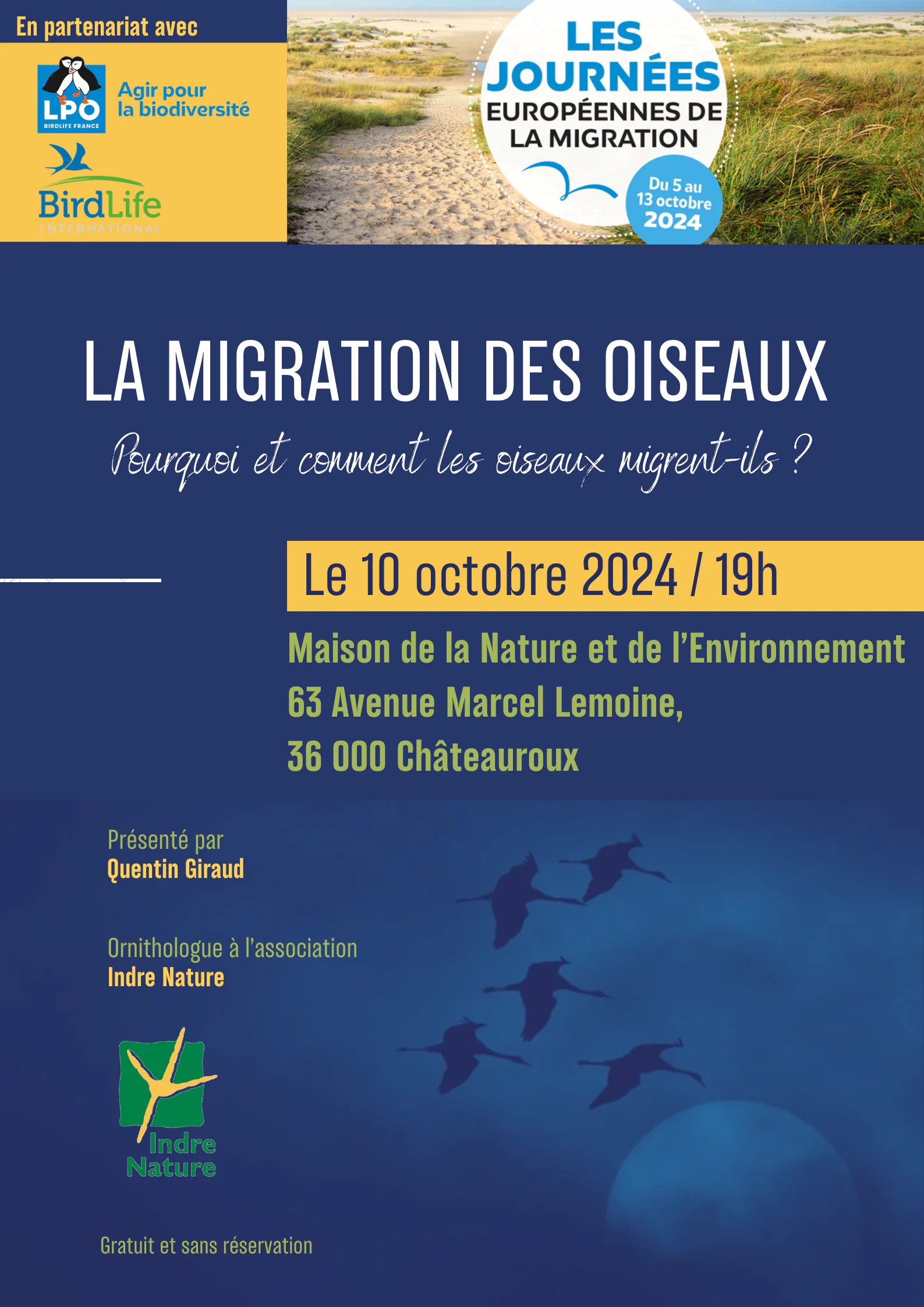 Confrénce "La migration des oiseaux"