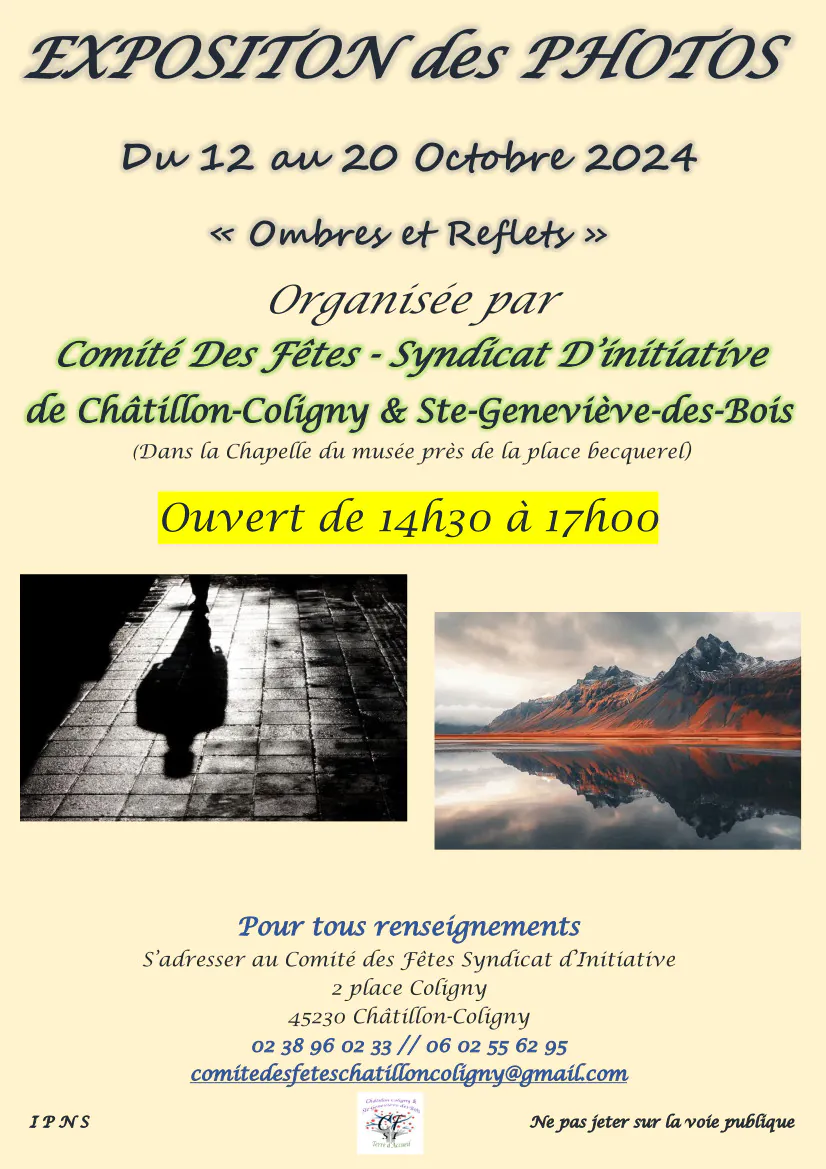 Exposition de photos "Ombres et Reflets"