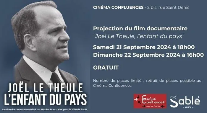 Projection du film documentaire "Joël le Theule