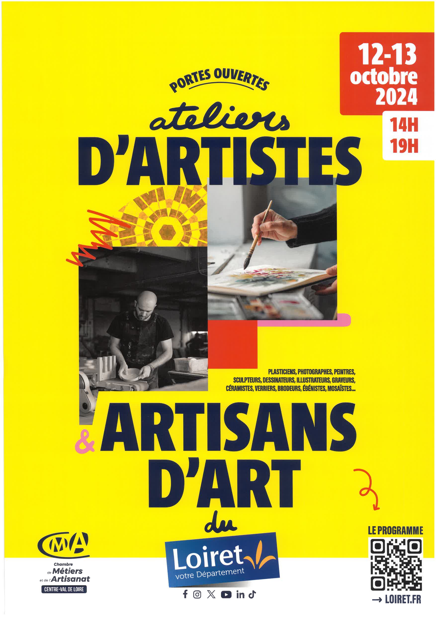 ATELIERS D'ARTISTES ET ARTISANS D'ART DU LOIRET Atelier Terre Papier Ciseaux