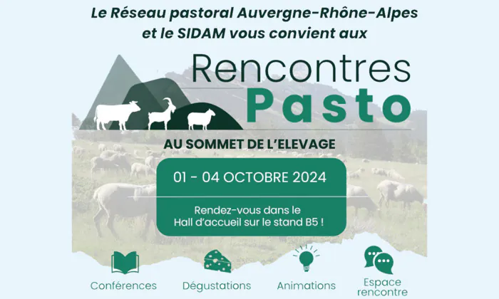 Rencontres Pasto au Sommet de l'Elevage Cournon-d'Auvergne Cournon-d'Auvergne