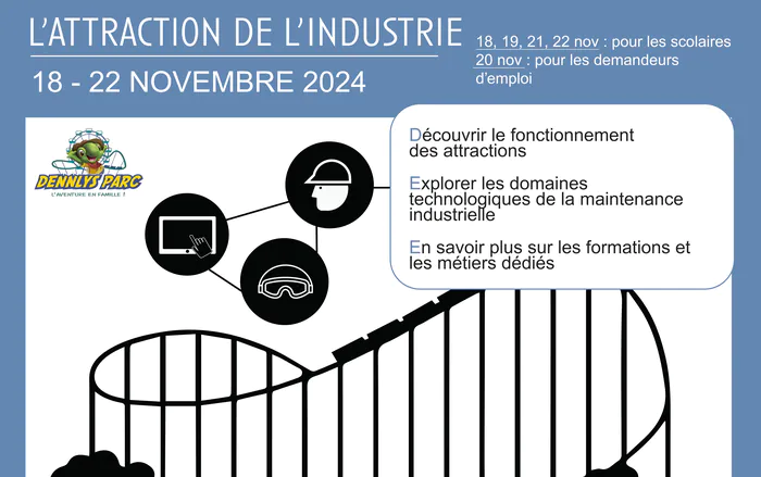 L'attraction de l'industrie Dennlys Parc Dennebrœucq