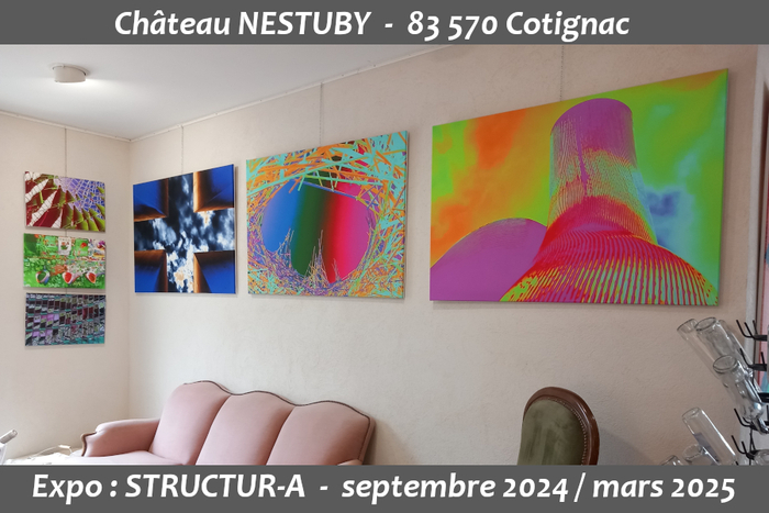 Expo photo STRUCTUR-A Domaine de Nestuby 4540 route de Montfort Cotignac