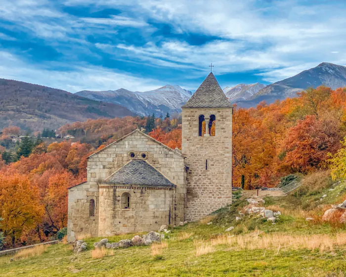 Découverte de l'exposition : « Pierres romanes en Haut-Vallespir » Église romane Sant-Martí Corsavy