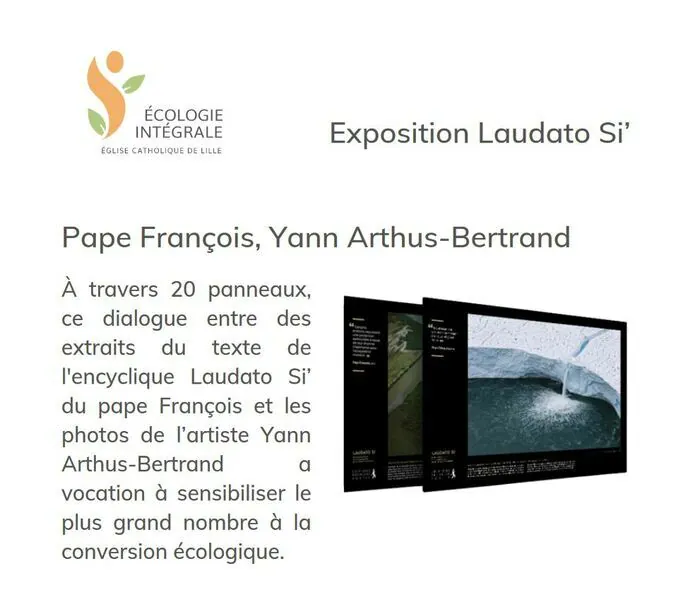 Exposition de photographies de Yann Arthus-Bertrand en lien avec l'encyclique du Pape François Laudato Si' Église Saint-Vaast Bailleul